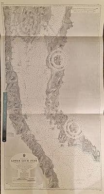 Admiralty Hydrographic Chart No.2381, Lower Loch Fyne
