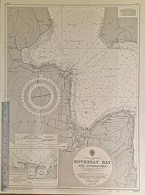 Admiralty Hydrographic Chart No.3527, Rothesay Bay and Approaches