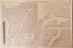 Admiralty Hydrographic Chart No.3739 Upper part of Loch Long & Loch Goil. Approaches to Loch Etive.