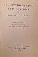 Collected Essays and Reviews of Thomas Graves Law, LLD