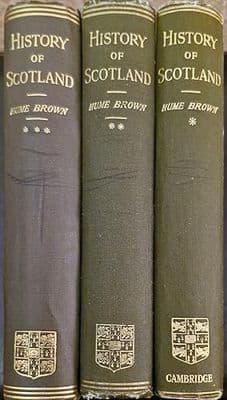 History of Scotland 3 volumes