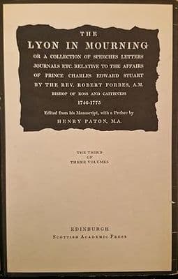Lyon in Mourning or A Collection of Speeches, Letters, Journals etc. Relative to the Affairs of Prin