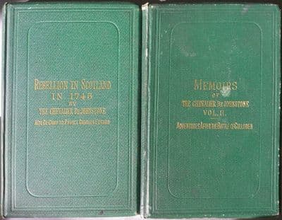 Memoirs Of The Chevalier De Johnstone volumes I & II