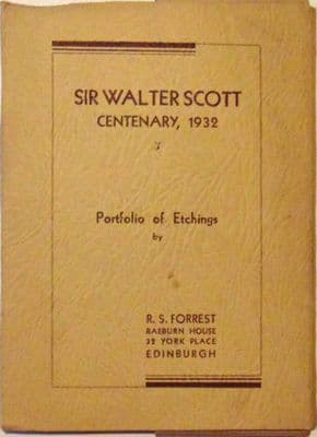 Sir Walter Scott centenary 1932. Portfolio of Etchings