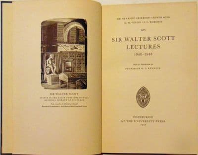 Sir Walter Scott Lectures 1940-1948