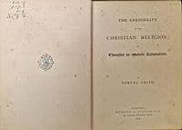 The Credibility Of The Christian Religion; or Thoughts on Modern Rationalism