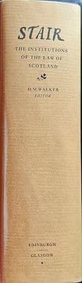 The Institutions of The Law of Scotland. (four books in one volume)