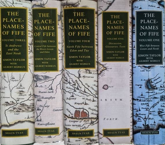 The Place-Names of Fife: 5 volume set. Taylor, Simon