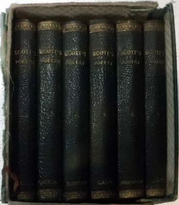 The Select Poetry of Sir Walter Scott. (Authors Edition) 6 volumes boxed