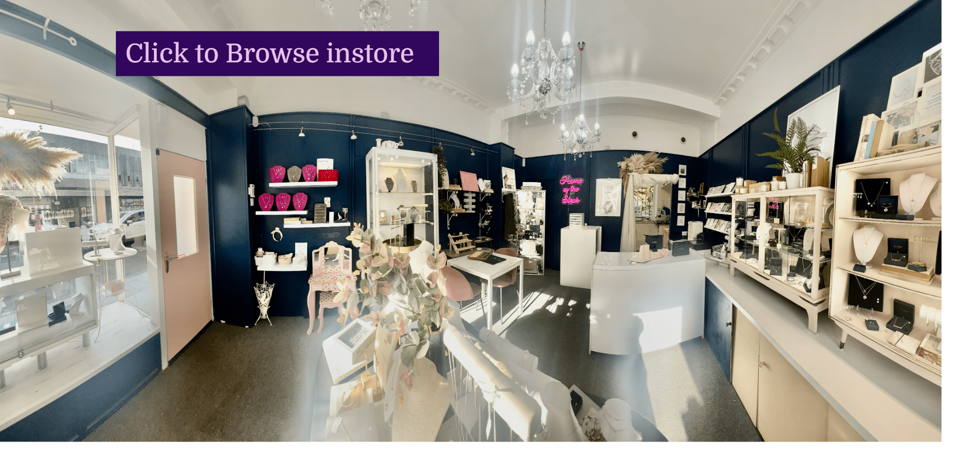 Jenny Blossom Jewellers beautiful boutique, bridal