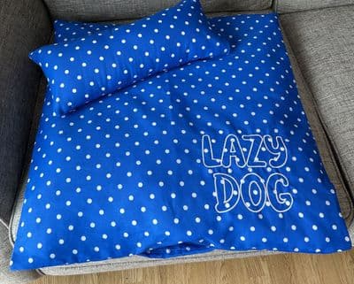 Alfie - Duvet Set / Blanket for Dogs. Single 26x26 inches964x64cm) Lazy Dog Company