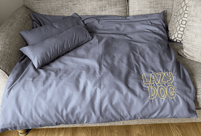 Arthur - Duvet Set / Blanket for Dogs. Kingsize 38 x 43 inches(96x110cm) Lazy Dog Company