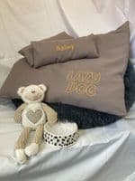 Bailey - Personalised Dog Bedding. Multiple Sizes. Lazy Dog Company.