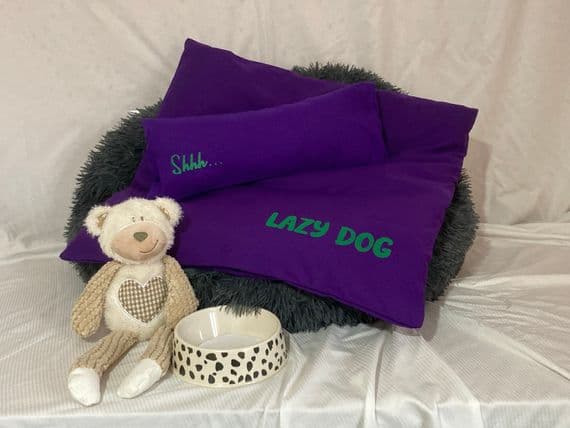 Buster - Duvet Set / Blanket for Dogs. Single 26x26 inches(64x64cm) Lazy Dog Company