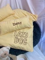 Daisy - Personalised Dog Bedding. Multiple Sizes. Lazy Dog Company.