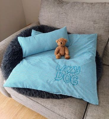 Floss - Duvet Set / Blanket for Dogs.  Single 26x26 inches(64x64cm) Lazy Dog Company