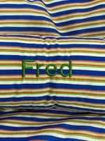 Fred - Personalised Dog Bedding. Multiple Sizes. Lazy Dog Company