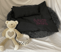 Hugo - Personalised Dog Bedding. Multiple Sizes. Lazy Dog Company.