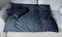 Hugo - Personalised Dog Bedding. Multiple Sizes. Lazy Dog Company.