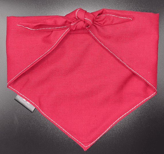Neckerchief for Dogs - Burgundy - by Lazy Dog Company. 2 Sizes Available.