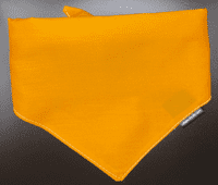 Neckerchief  for Dogs -Mustard - by Lazy Dog Company. 2 Sizes Available.
