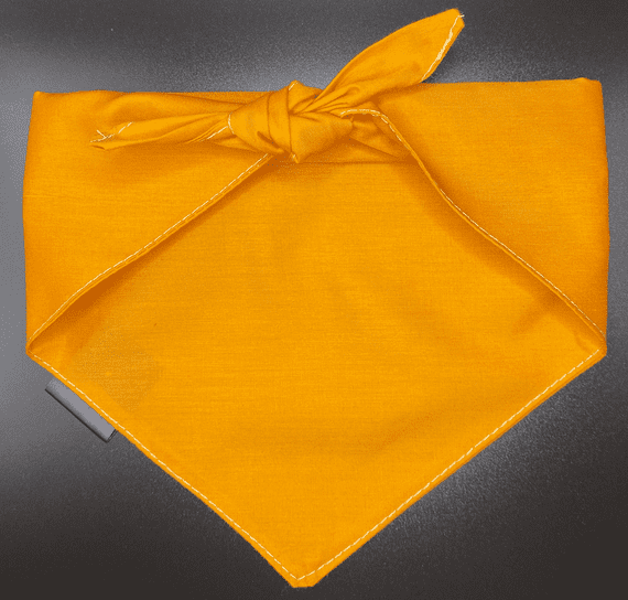Neckerchief  for Dogs -Mustard - by Lazy Dog Company. 2 Sizes Available.