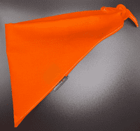Neckerchief for Dogs - Orange -  by Lazy Dog Company. 2 Sizes Available.