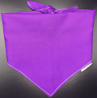 Neckerchief for Dogs - Purple - by Lazy Dog Company. 2 Sizes Available.
