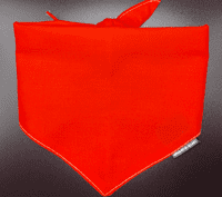 Neckerchief for Dogs - Red - by Lazy Dog Company. 2 Sizes Avalible.