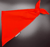 Neckerchief for Dogs - Red - by Lazy Dog Company. 2 Sizes Avalible.