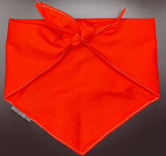 Neckerchief for Dogs - Red - by Lazy Dog Company. 2 Sizes Avalible.