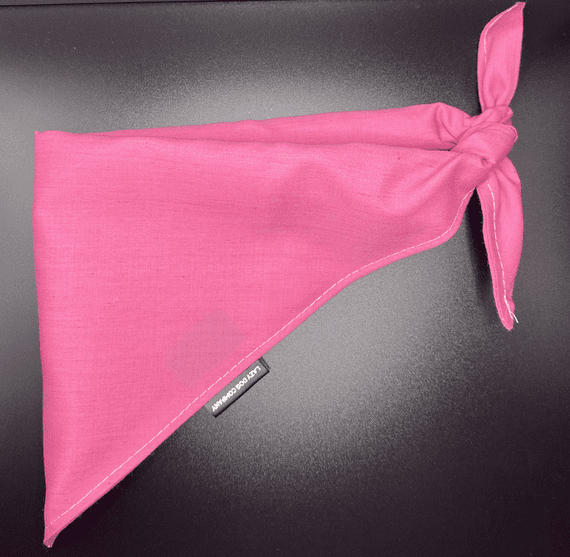 Neckerchief for Dogs - Rose Pink - by Lazy Dog Company. 2 Sizes Available.
