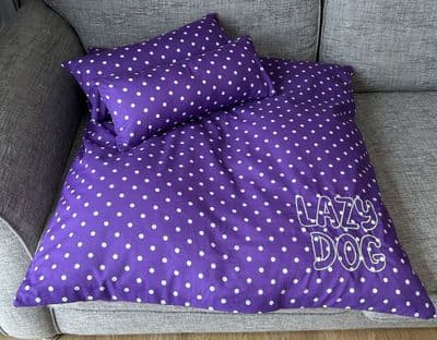 Nelly  - Duvet Set / blanket for Dogs.  Double 32x32 inches(81x81cm) Lazy Dog Company.