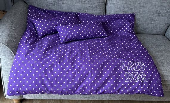 Nelly - Duvet Set / Blanket  for Dogs. Kingsize 38x43 inches(96x110cm) Lazy Dog Company
