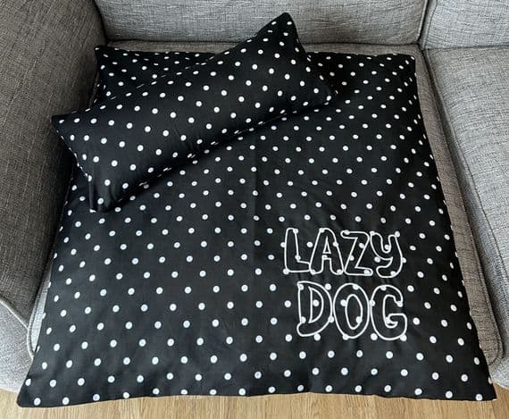 Shadow - Duvet Set / Blanket for Dogs.  Single 26x26 inches(64x64cm) Lazy Dog Company