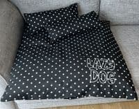 Shadow - Personalised Dog Bedding. Multiple Sizes. Lazy Dog Company.