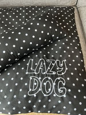 Shadow - Personalised Dog Bedding. Multiple Sizes. Lazy Dog Company.