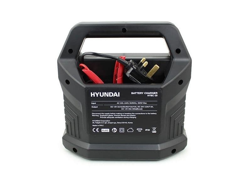 Hyundai Battery Boost Charger 12v and 24v HYBC20