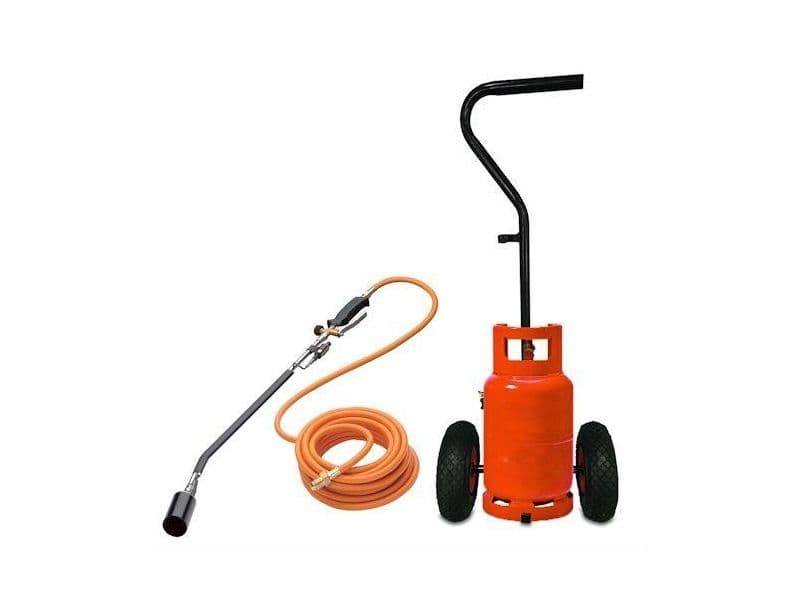 Sherpa Professional Gas Weed Burner and Trolley Kit