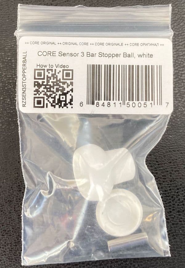 Core Sensor 3 Bar Stopper Ball, white