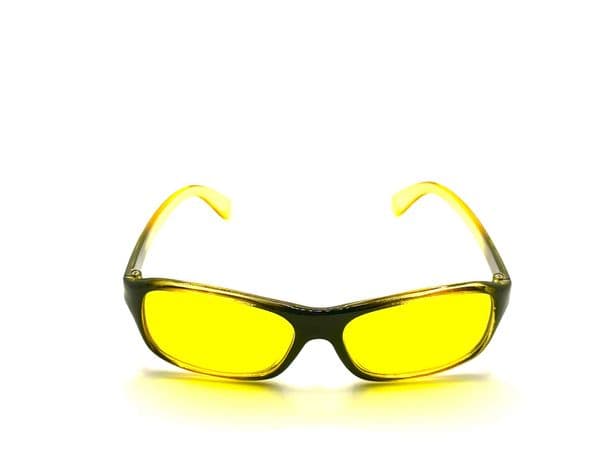 Double yellow children's tinted glasses age 5-9