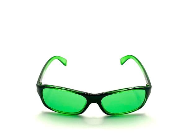 Jade green children's tinted glasses age 5-9