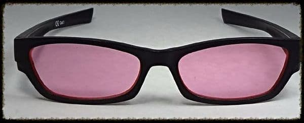 Magenta/ pink glasses suitable for age 10 upwards