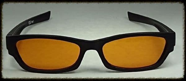 Orange glasses suitable for children age 7-11 years old