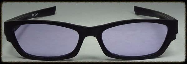 Purple glasses suitable for age 10 upwards