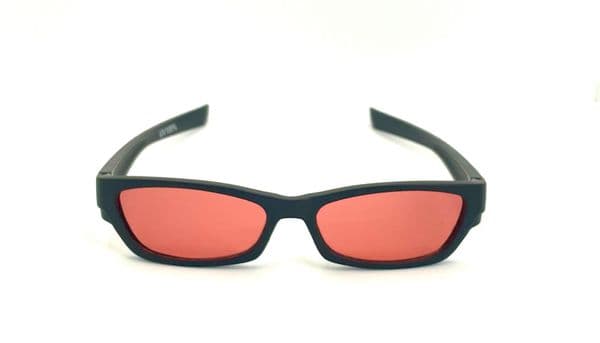 Red tinted glasses suitable for age 10 upwards