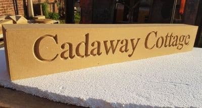 1000 x 200 x 100mm Bathstone-Style Sign
