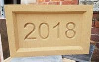 350 x 220 x 100mm Bathstone-Style Datestone (Recessed)