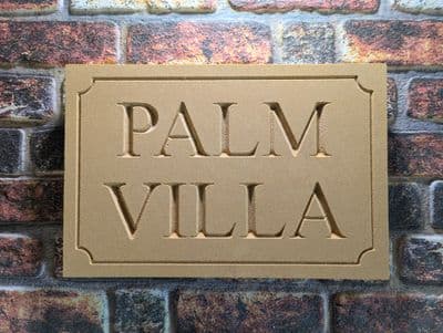 440 x 290 x 50mm Bathstone-Style Sign