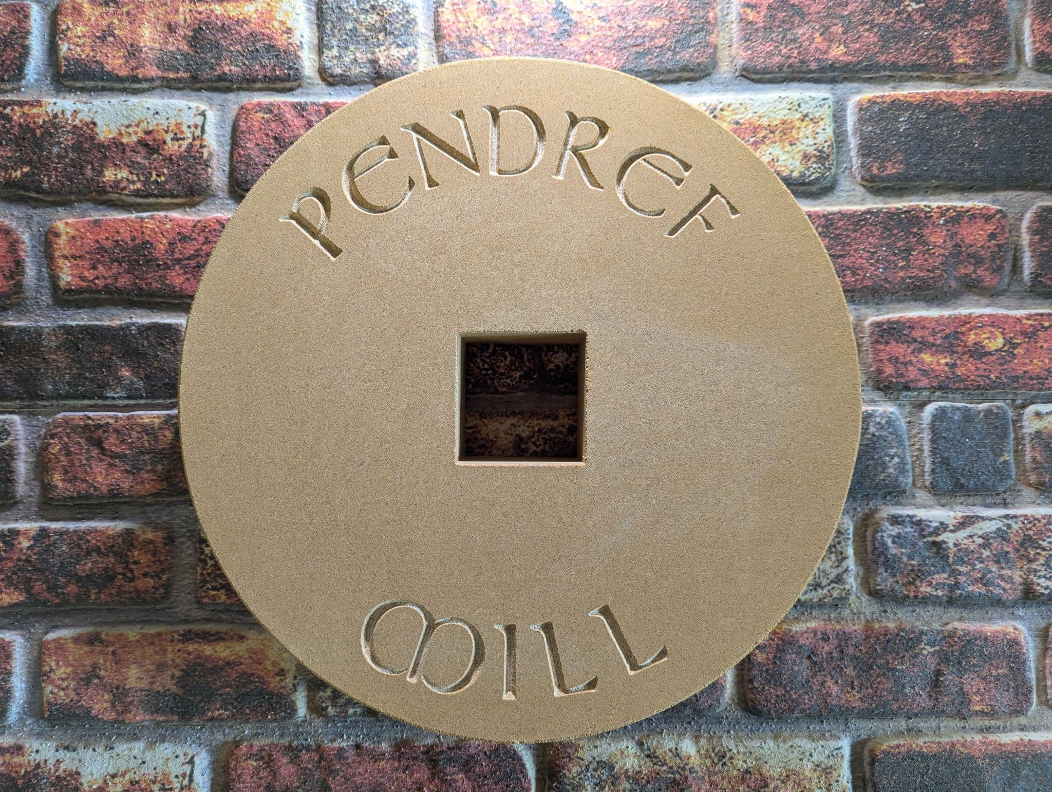 460mm Diameter Engraved Millstone
